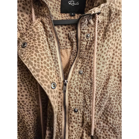 Rails Tawny Leopard Print Jacket Size Small - Picture 12 of 14